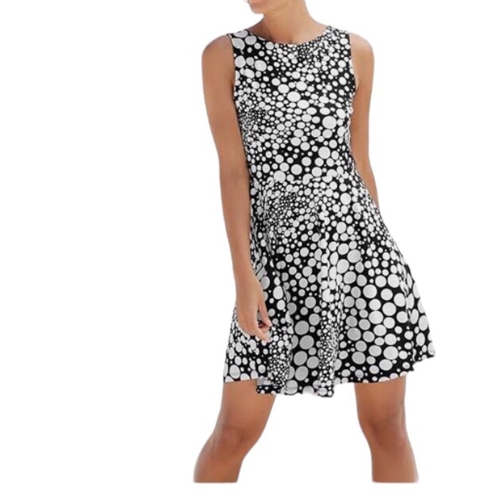 LASCANA SLEEVELESS PATTERNED DRESS (0876)